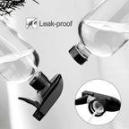 Glass Spray Bottles, 16oz Refillable Containers, Empty Boston Round Bottles with Labels & Adjustable Nozzle for