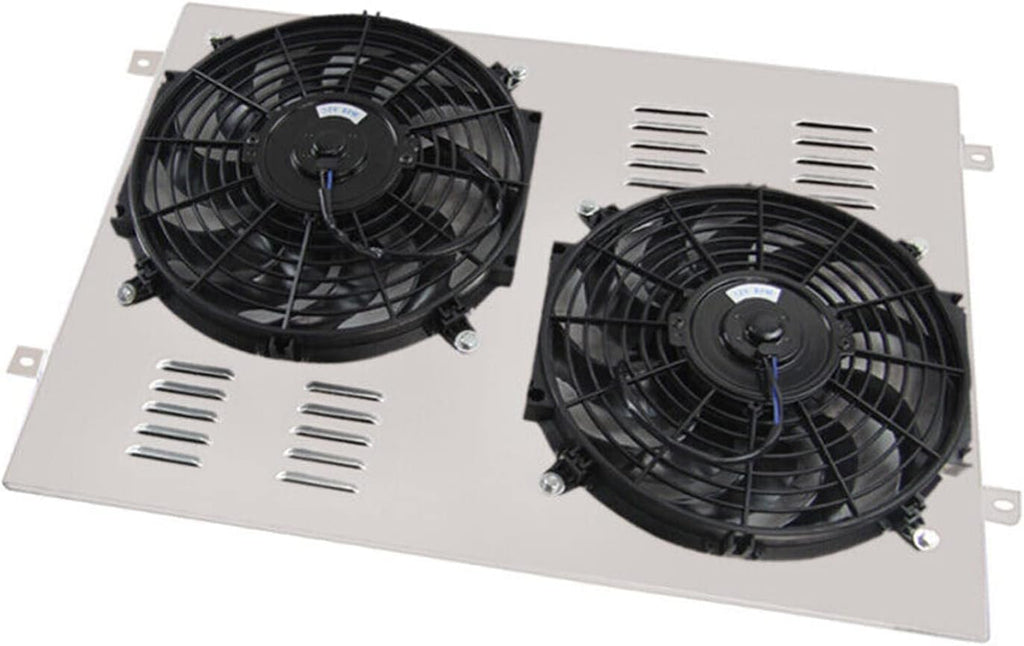 Aluminum Radiator Shroud Electric Fan for 1966-1979 Ford Bronco & F100 F150 F250 F350 V8