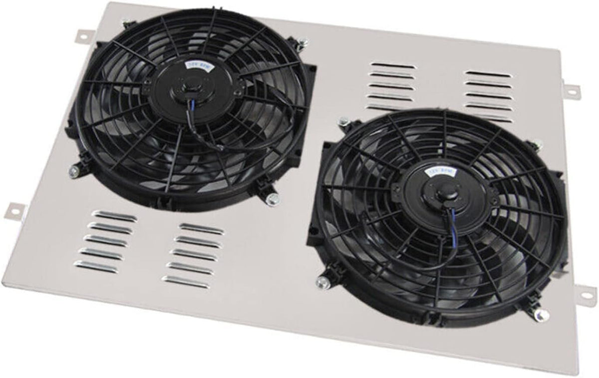 Aluminum Radiator Shroud Electric Fan for 1966-1979 Ford Bronco & F100 F150 F250 F350 V8