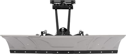 Steel Snow Plow Blade for ATV with Adjustable 48"–60" Width | Universal Mount Powder-Coated Gray & Black