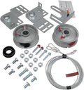 Samson Garage Door Torsion Spring Conversion Kit for 8ft high Garage Doors – Heavy-Duty Cables, Drums, Center