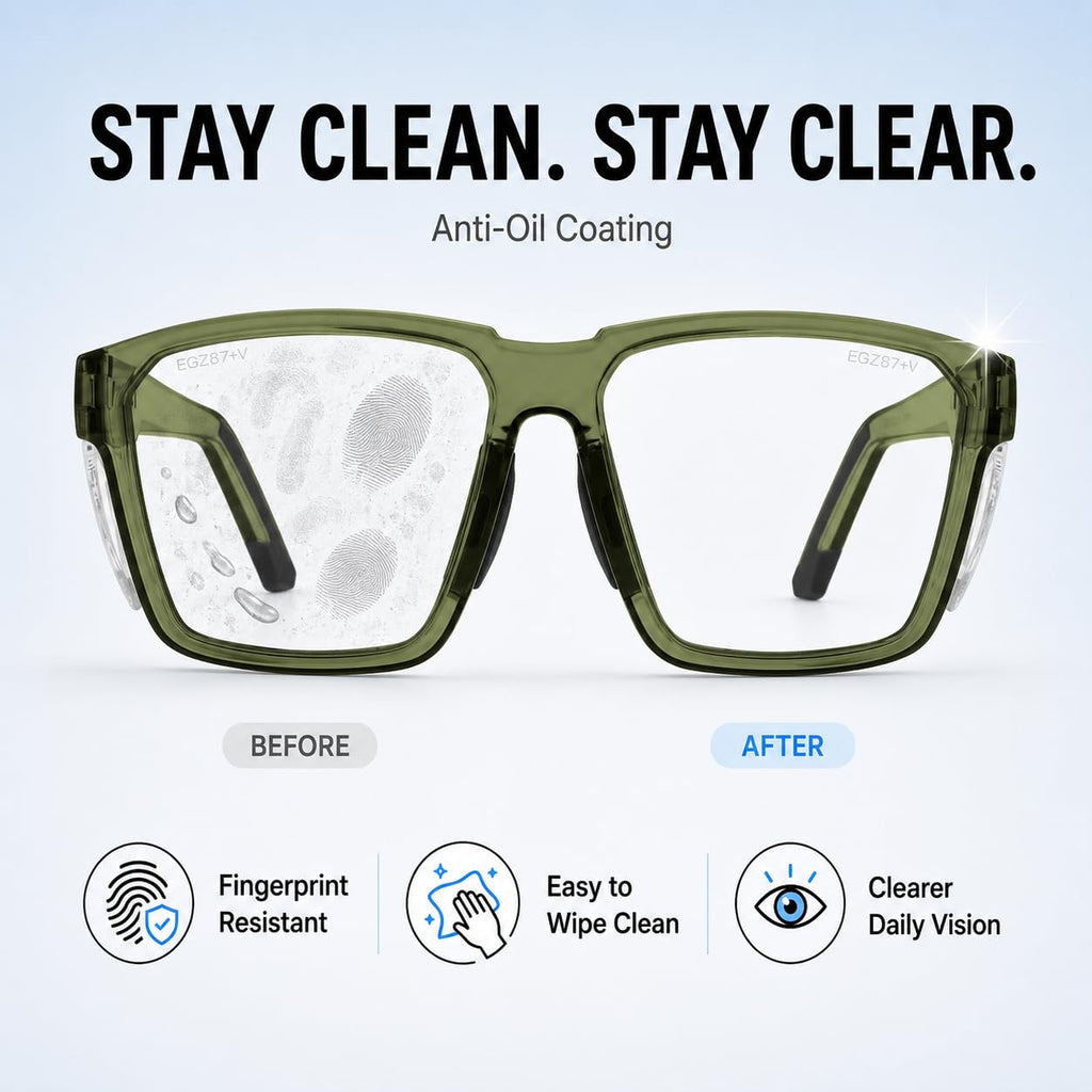 VETRA X Z87+ Photochromic Safety Glasses UV400 Side Shield (NeoShift)