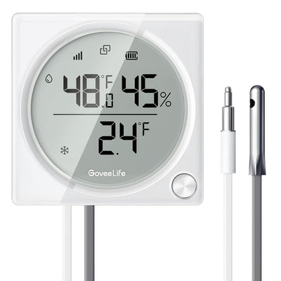 2.0 Refrigerator Thermometer Dual Probes with LCD, 1-Pack