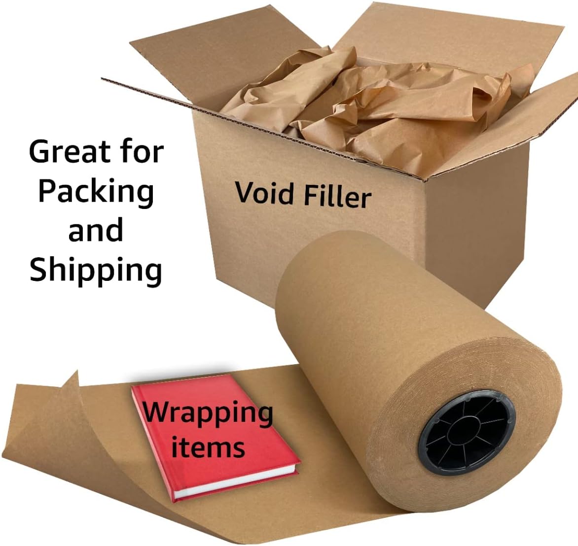 Kraft Paper Roll 765'x36 40lb Strength Brown Paper