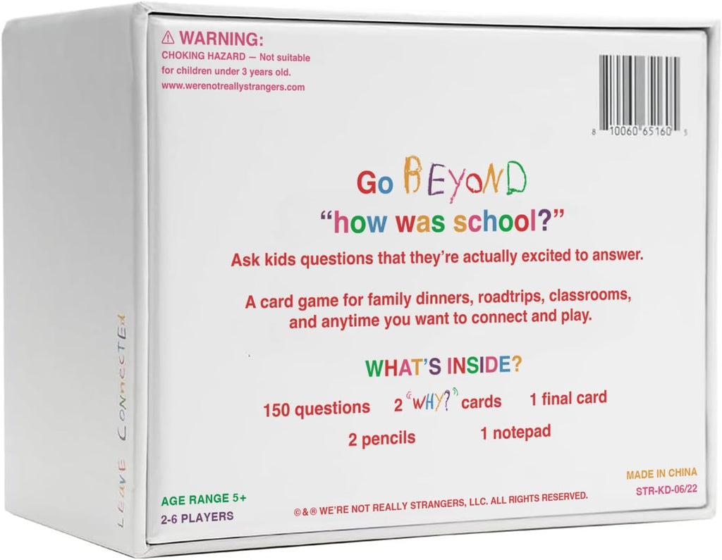Kids Edition Card Game - 150 Conversation & Activity Cards for Kids, Adults, & Teens – for Fun Memorable Family Game