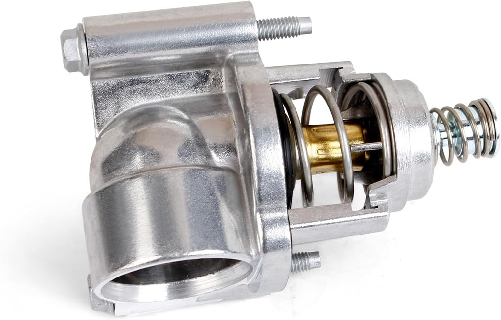 MITZONE Coolant Thermostat Housing Assembly compatible with 2017-2023 Buick Cadillac Chevy GMC Vehicles - LaCrosse Regal XT5 XT6 Blazer Acadia 3.6L Replace