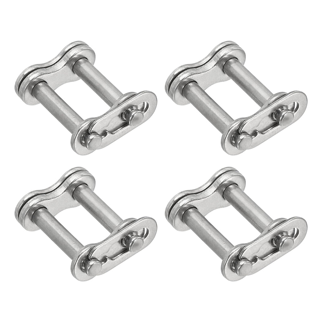 DTGN 4Pcs ISO(DIN) 04C-2 Roller Chain Connect Link, 6.35mm Pitch