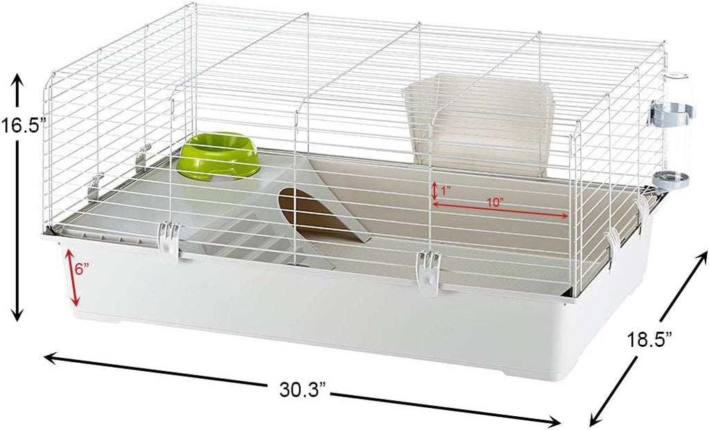 Cavie Guinea Pig Cage & Rabbit Cage | Pet Cage Includes All Accessories to Get You Started & a 1-Year Warranty