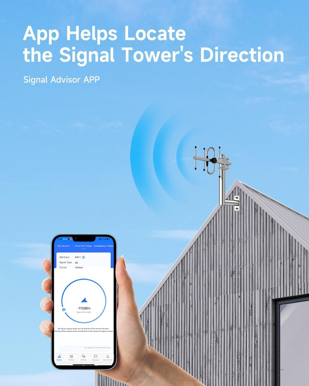 Cell Phone Signal Booster for Band 12,13,17 | Boost 4G LTE 5G Verizon and AT&T Signal on Band 12/13/17 | 65dB