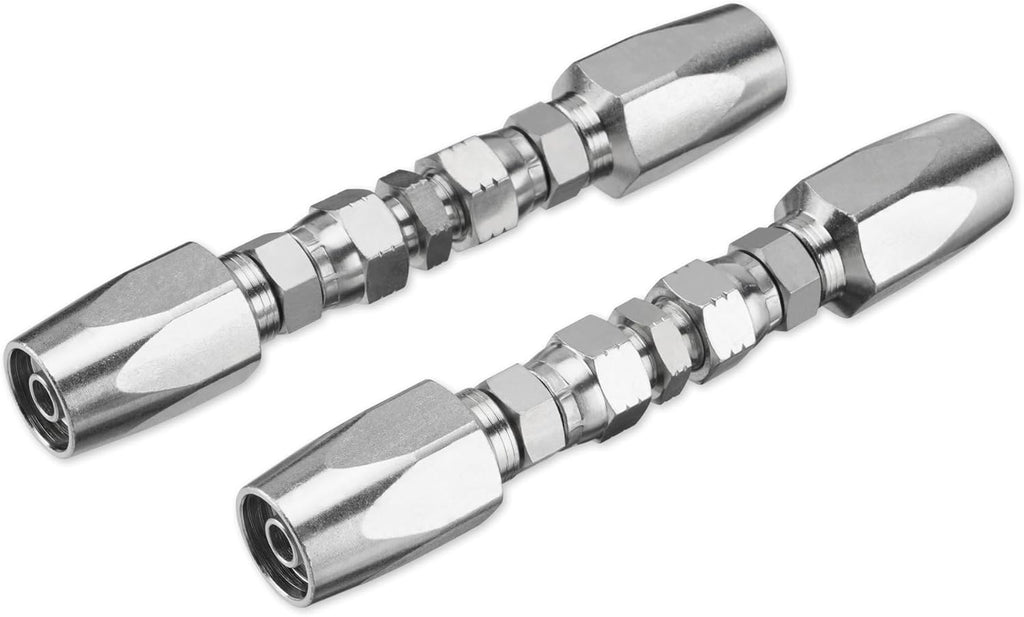 Hydraulic Hose Repair Kit, 3/8" Inner Diameter Reusable, 2-Wire Reusable Hydraulic Repair Fitting