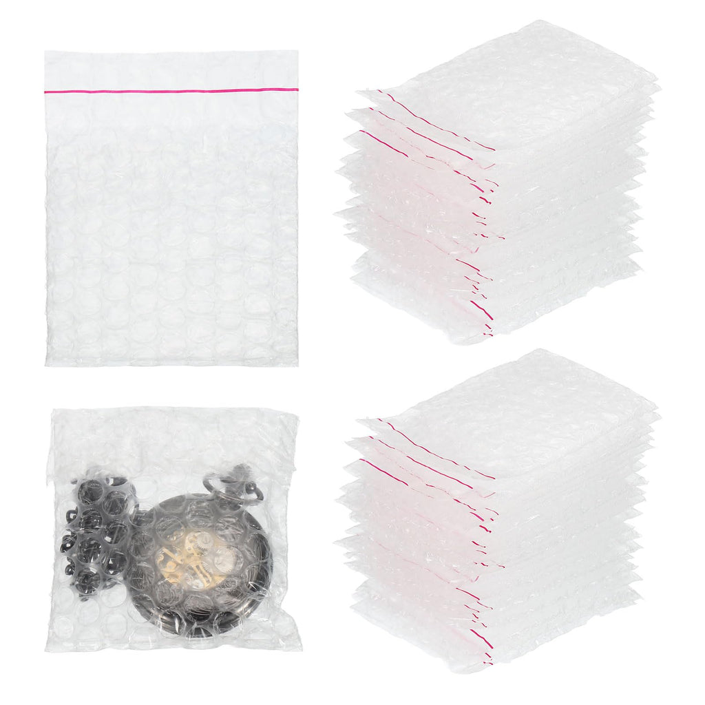 Clear Self Sealing Bubble Bags 3.1"x3.1" 200Pcs Bubble Pouches