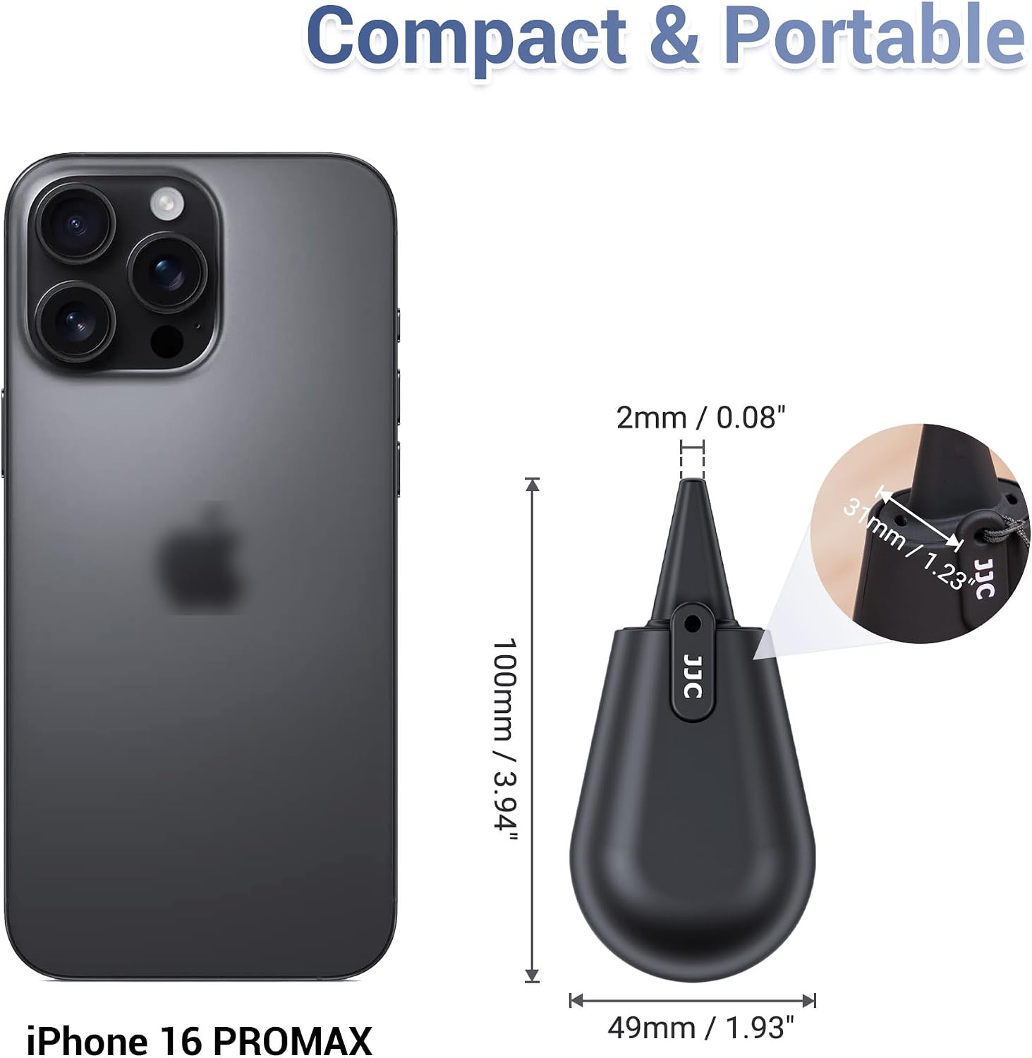 Small Air Dust Blower for Camera Sensor Lens Cleaning with Soft Tip | Camera Blower Works on Multiple Devices