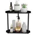 2 Tier Bathroom Counter Organizer, Vanity Organizer Corner Shelf