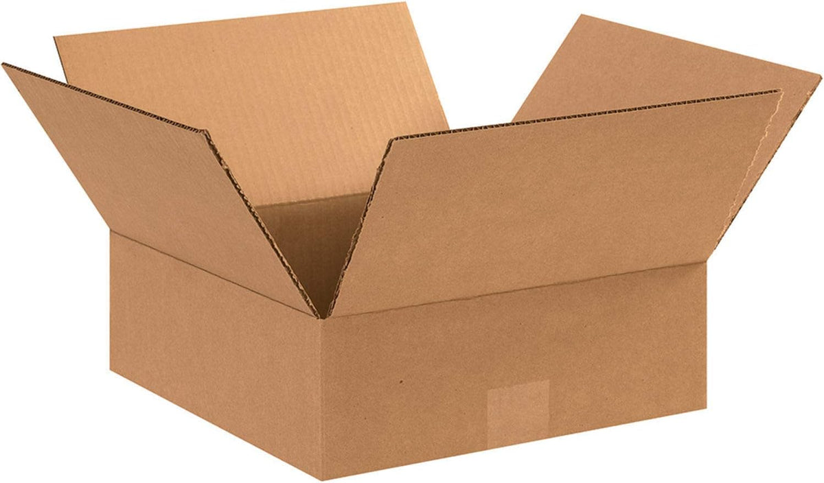 12 x 12 x 4 Inches Shipping Boxes, 25-Count (BS121204)