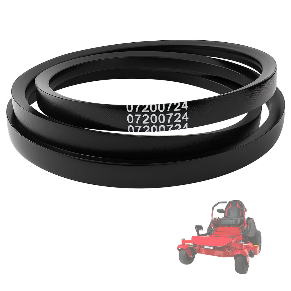 Transmission Drive Belt Zero Turn Lawn Mower Belt Compatible with Ariens Gravely Ikon ZT XL 42 48 52 60 Zero Turn Lawn Mower Replace#: 07200724 7200724