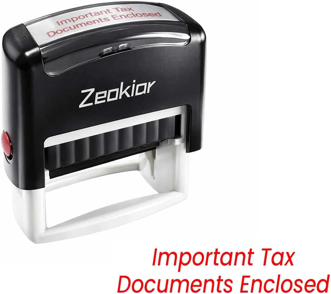 Important Tax Documents Enclosed Stamp
