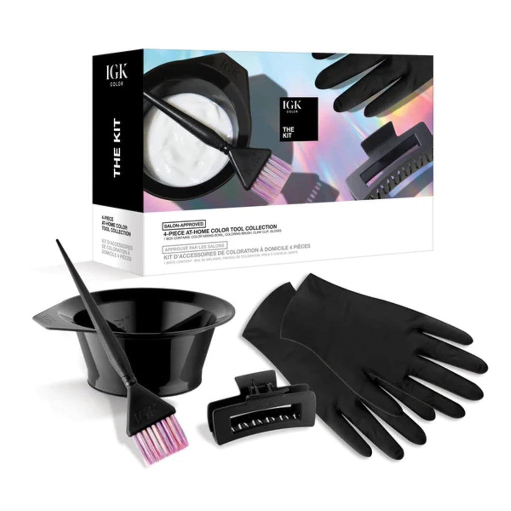 Permanent Hair Dye Kit + At-Home Color Tools Set, Back to Brown 5N