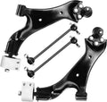 TadaMark Front Lower Control Arm with Stabilizer Sway Bar End Link Fit for 2010-2017 Chevrolet Equinox GMC Terrain - 4pcs