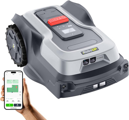 T1200Pro Robot Lawn Mower Wire Free, RTK+Vision Ride-on Edge Mapping Mowing for 0.37 Acre Yard, AI Obstacle