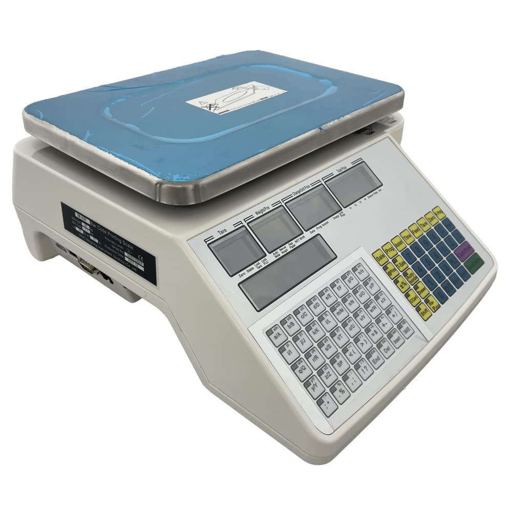 Digital Price Computing Scale Thermal Printer 110V Five-Window Without Pole 30kg/66lb W/400 Sheets Thermal Label