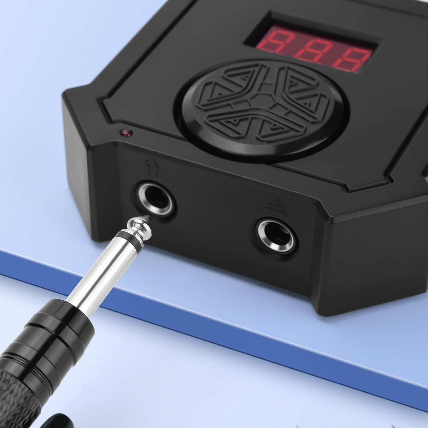 Digital Tattoo Power Supply Set with Foot Pedal Switch LED Display Tattoo Machine Part Accessories Equipment
