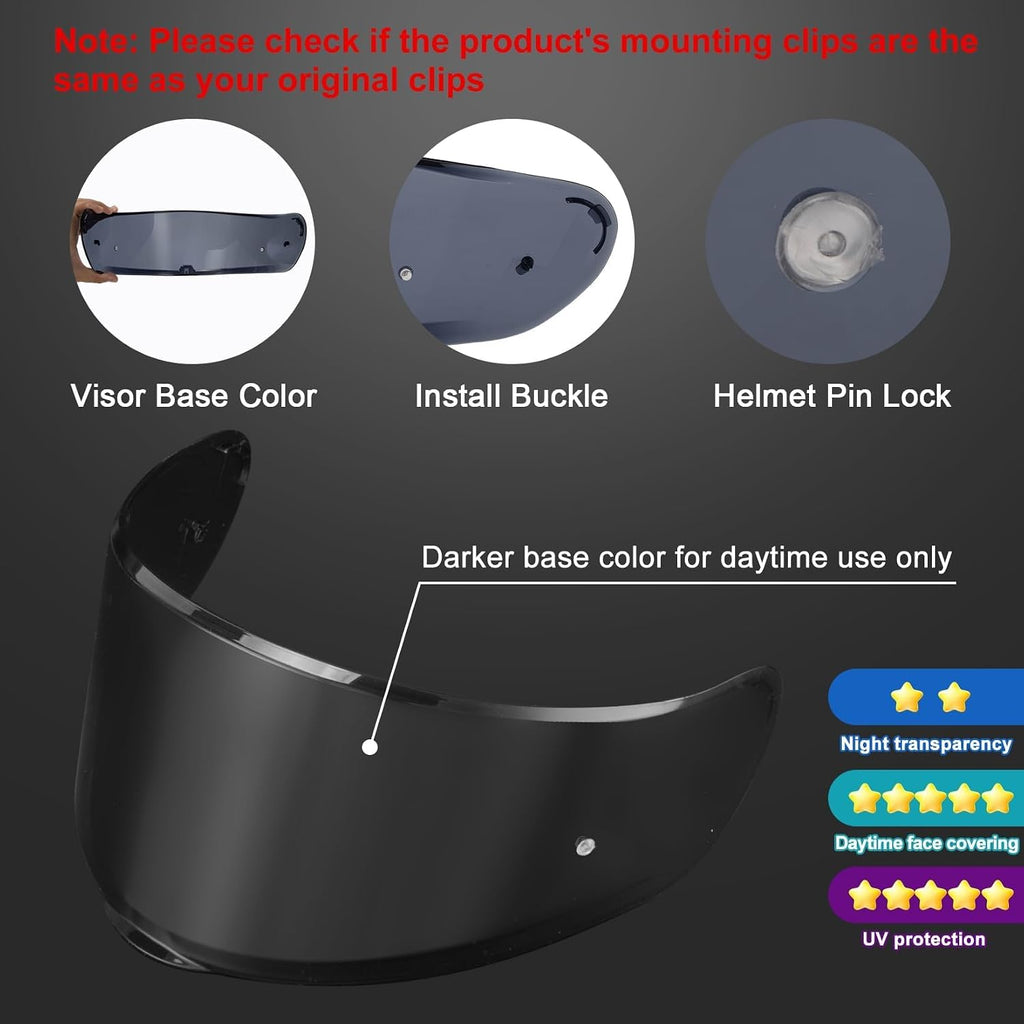 Sedici Strada 2 Visor - Sedici Strada 2 and Strada 3 Face Shield Motorcycle Helmet visor Accessories Replacement for