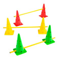 Safety Cone Set, Bright Orange, 9 Pieces
