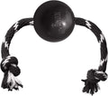 Extreme Ball with Rope - Dog Fetch Toy with Rope for Easy Throwing - Durable Dog Ball Toy for Tug, Playtime & More s