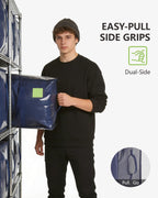 Moving Bags Heavy Duty Extra Large 110LB Storage Bags, 12 Pack-Blue