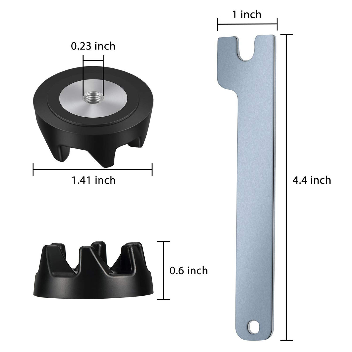 Mudder 5 Packs 9704230 Blender Replacement Parts with Wrench