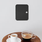 Wall Mounted Key Cabinet with Lock Black 20-Hook Key Storage Organizer for Property Management and Rental for Office