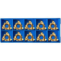 10PCS 16IR AG60 CNC Lathe Indexable Threading Carbide Turning Insert Blade