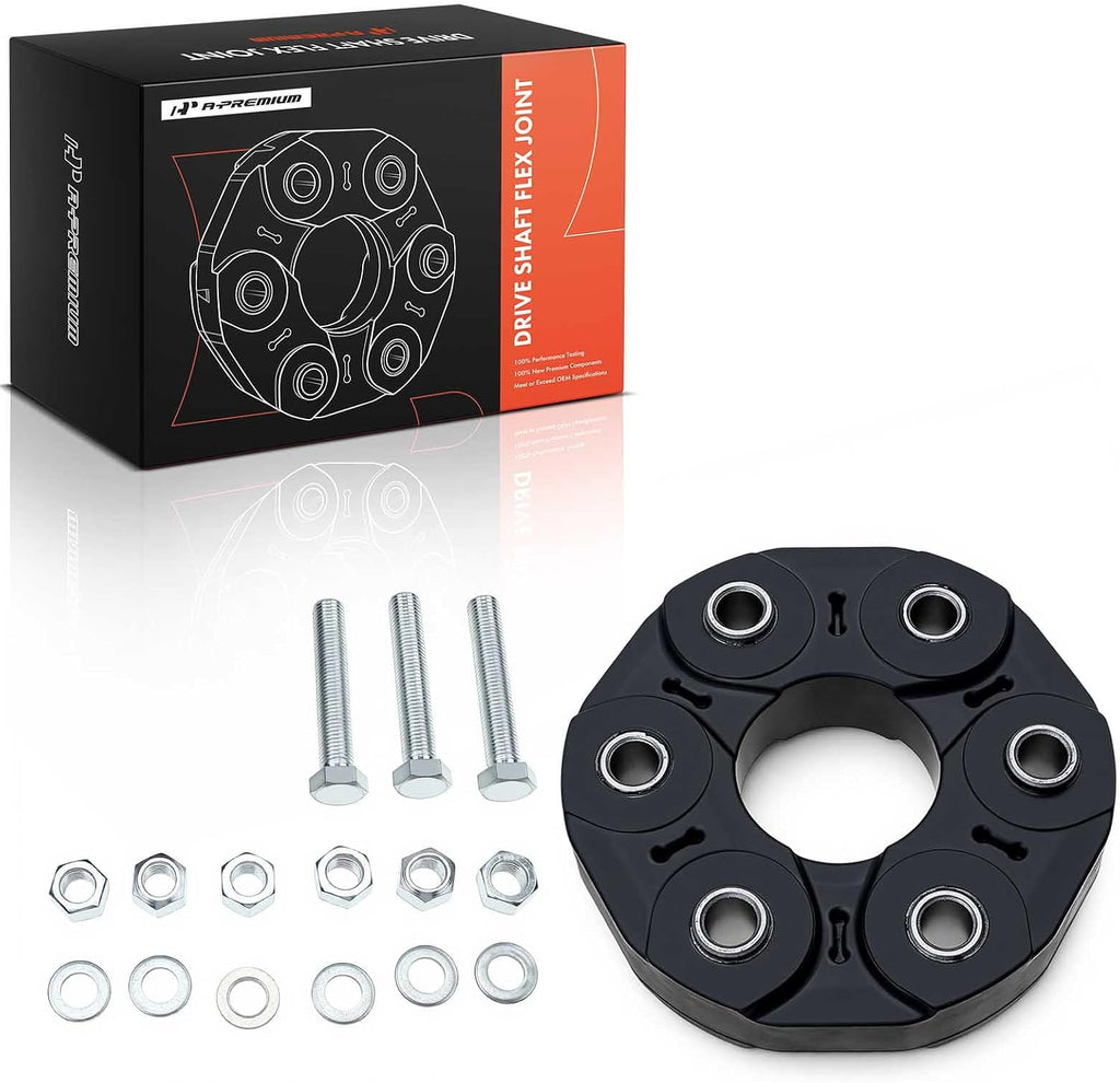 A-Premium Drive Shaft Coupler Flex Joint Propshaft Coupling with Bolts