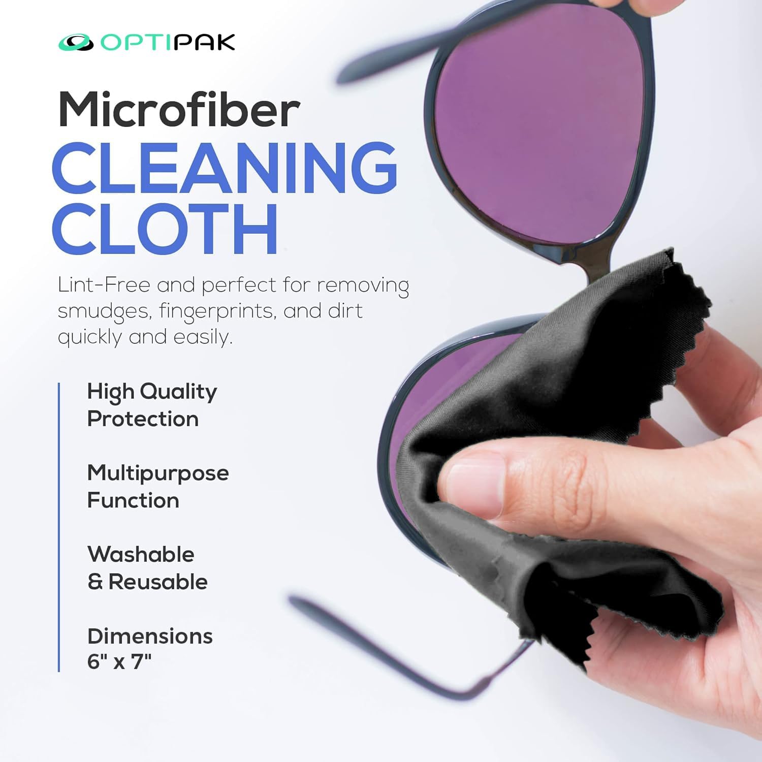 Sparkle Anti-Reflective Safe Lens Cleaner & Repair Kit – (2) 1oz Glasses Cleaner Spray, (2) Microfiber Cloth &