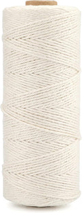 1MM White Cotton String, 656 Feet Bakers Twine for Craft