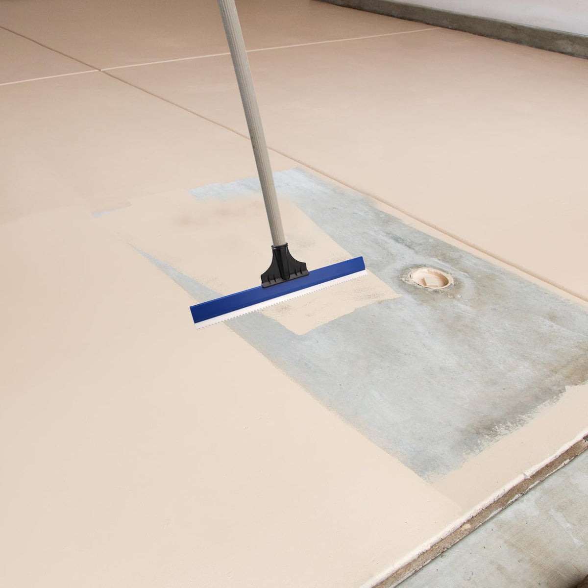 Epoxy Floor Squeegee, 16 Inch Epoxy Squeegee with 0.16 Inch Teeth Notched