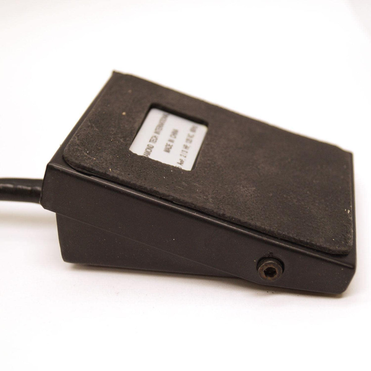 Foot Switch - Foot Actuated, Black, Manual Operation