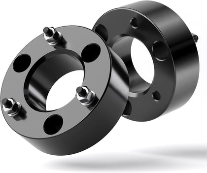 3 Inch Front Leveling Lift Kit for 2007-2026 Chevy Silverado 1500 GMC Sierra 1500 2WD 4WD, Includes 2 Black Aluminum Front Strut Spacers for a Bolt-On Suspension Leveling Upgrade
