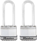 M1XTLJ Magnum Heavy Duty Padlock with Key, 2 Pack Keyed-Alike