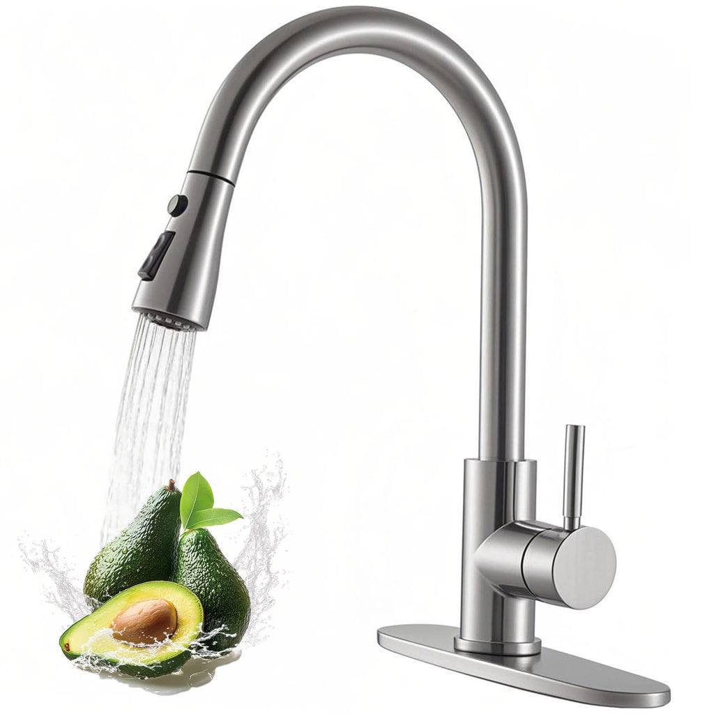 Kitchen Faucet with Pull Down Sprayer, Kitchen Sink Faucet