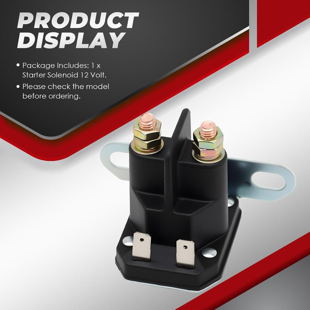 Nakkaa Starter Solenoid 1 Volt Compatible with LTX1045 Lawn Mower