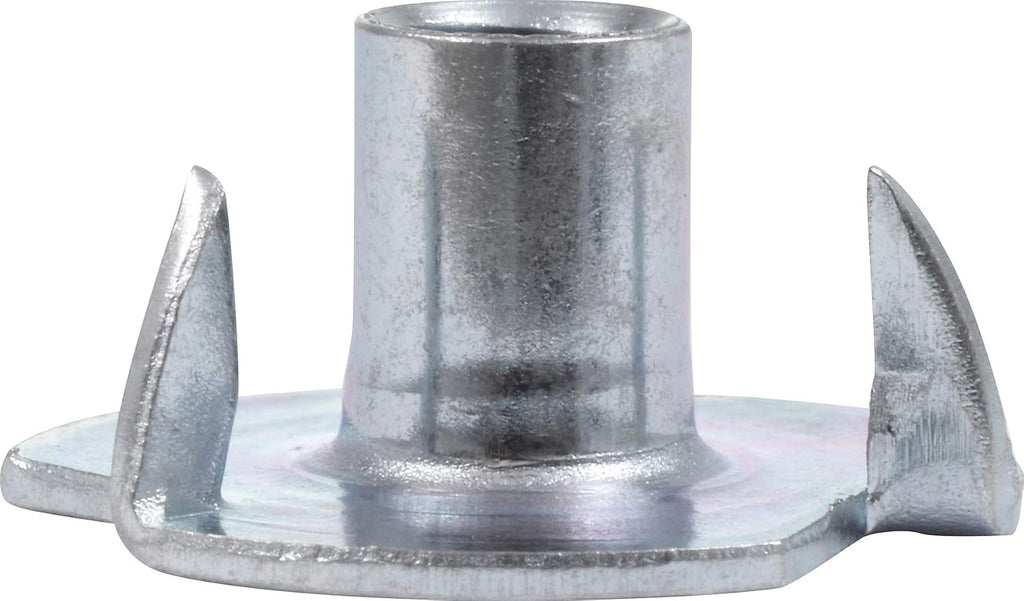 Hillman Pronged Tee Nuts, #10-32, 100 Pack, Zinc-Plated