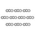 uxcell AXK0819 Thrust Needle Roller Bearings with Washers 8mm Bore 19mm OD 2mm Width 10pcs