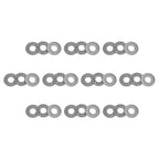 uxcell AXK0819 Thrust Needle Roller Bearings with Washers 8mm Bore 19mm OD 2mm Width 10pcs