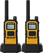 RB48PLUS GMRS Walkie Talkies Long Range,IP67 Waterproof 2 Way Radio | Repeater Capable, Dual PTT, Vibration Alert
