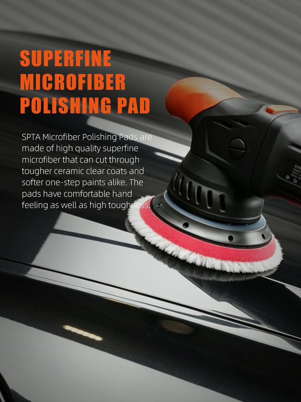 Microfiber Cutting Pads, Microfiber Finishing Pads 2Pcs 5Inch 125mm Finishing Disc Soft Microfiber Wax Removal Pad