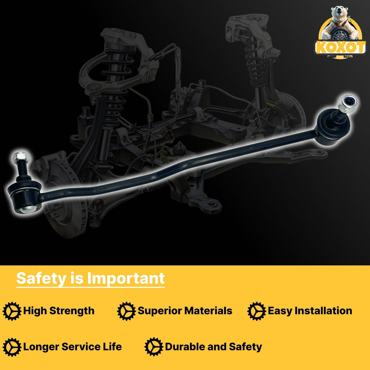 K750906 K750907 2Pcs Front Stabilizer Sway Bar Link Compatible With Subaru 2015-2019 Legacy, 2015-2019 Outback