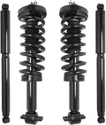 COMPLETESTRUTS - Front Complete Strut Assemblies with Coil Springs and Rear Shock Absorbers Replacement for 2014 Ford F-150 4WD - Set of 4