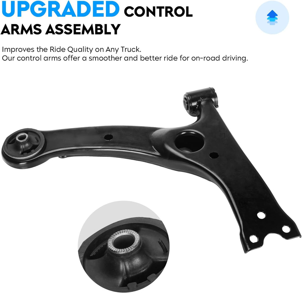 Aeagle 10Pcs Front Lower Control Arms for Toyota Corolla 2003-2008