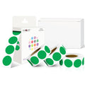Color-Coded Dot Sticker 1 inch Permanent Adhesive Round Label Green 4 Rolls